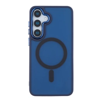 Чехол TPU+PC Space Magnetic Color with Magsafe для Samsung Galaxy S24+ 5G (S926) Dark Blue