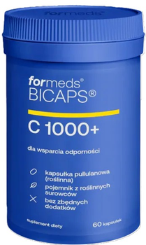 Харчова добавка Formeds Bicaps Вітамін C 1000 + 60 капсул FO0947 (5903148620947)