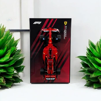 Арт Держатель Рамка на Стену 80x50 см. для Фирменного Конструктора Technic Ferrari F1 SF-24 (42207) Феррари Формула 1 Type-E