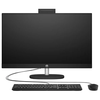 Моноблок 27" HP 27-cr1011ua AiO Ultra5-125U, 16Gb, SSD1Tb, WiFi, Cam, K&M, DOS, Jet Black