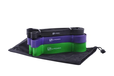 Резиновые петли U-Powex комплект 3 шт 9-76 кг Черная Фиолетовая Зеленая