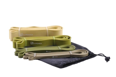 Набор резиновых петель для подтягиваний U-Powex Military 4 шт 3.6 - 44 кг