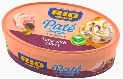 Паштет з тунця Rio Mare Pate fish Spread Tuna with Olives з оливками 115г