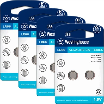 Щелочная батарейка Westinghouse Alkaline таблетка LR66 blister-2 4 упаковки по 2 шт. (0746020705043)