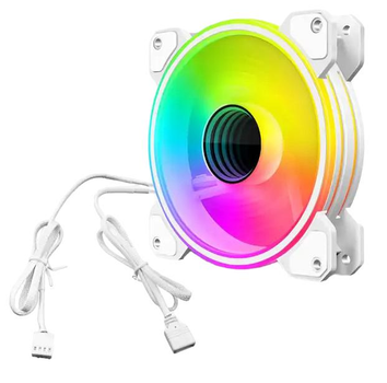 Вентилятор Coolmoon 120мм ARGB White CM-WF1-W Кулер для корпуса
