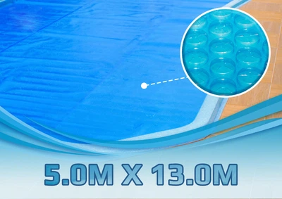 Солярна плівка для басейну CID Plastiques 500 мікрон, розмір – 5,00 м. х 13,00 м.