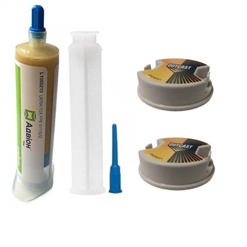 Гель та пастка від тарганів Advion Cockroach Gel 30г 1 шт та OUTCAST Syngenta 2 шт по 5г