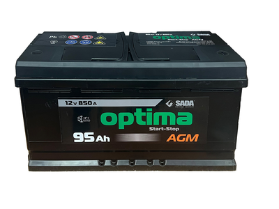 Автомобільний акумулятор Optima AGM 6СТ-95 12В 95Аг 850А