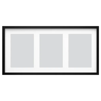 Рамка на 3 фото, 81х40 см RODALM IKEA 705.537.28 черный