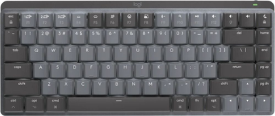 Клавіатура бездротова Logitech MX Mechanical Mini for Mac Wireless Illuminated Space Grey (920-010837)