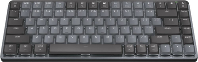 Клавіатура бездротова Logitech MX Mechanical Mini for Mac Wireless Illuminated Space Grey (920-010837)