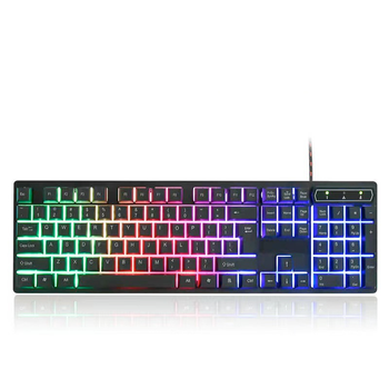 Дротова клавіатура з LED підсвічуванням USB KR 6300