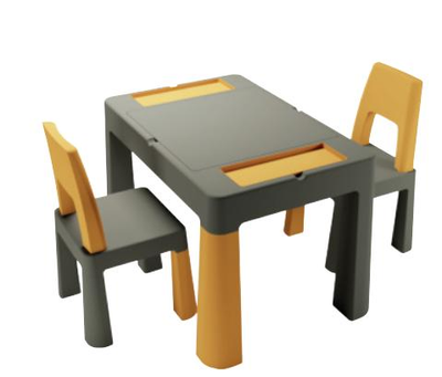 Комплект дитячих меблів "TEGGI MULTIFUN", графіт, Tega Baby (TI-011-172)