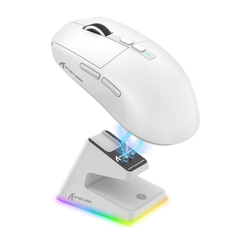 Ігрова безпровідна миша Attack Shark X6 (49g) (RGB) Біла