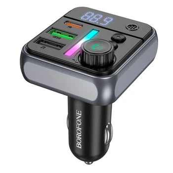 FM-модулятор Borofone BC50, Black, Box