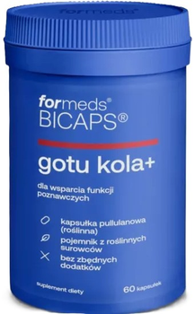 Дієтична добавка Formeds Bicaps Gotu Kola + 60 капсул (5903148622095)