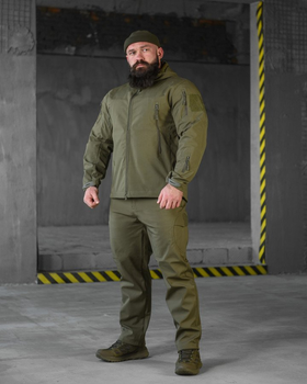 Тактичний костюм софтшов Softshell олива XXXXXL