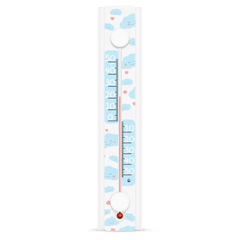 Оконный термометр "Солнечная парасолька. Хмаринки" (от -50 °C до +50 °C) 22 см с липучкой (СП 300158)