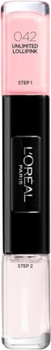 Лак для нігтів L'Oreal Paris Infallible 2 в 1 042 Unlimited Lollpink 2 x 5 мл (30120525)