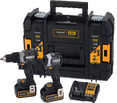 Набор аккумуляторных инструментов 2 в 1 DeWalt McLaren F1 Team Limited Edition (DCK200MP2T)