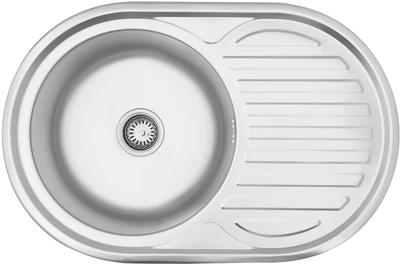 Кухонна мийка KRONER (KRP) Satin-7750 D0.6T160