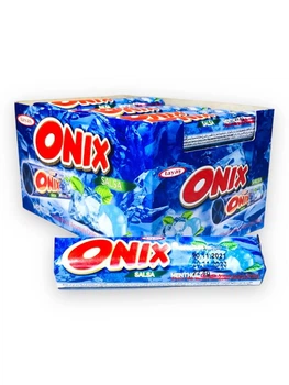 Tayas Onix фруктові льодяники, цукерки з наповнювачем Ментол-евкаліпт 24 шт