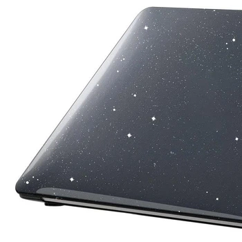 Чехол накладка с блестками HardShell All Star Case for MacBook Air 15,3" A2941 M2 2023 A3114 M3 2024 Black