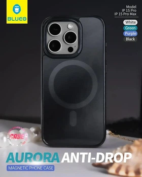 Чехол Blueo Aurora Anti-Drop Case with MagSafe для Apple iPhone 15 Pro Black