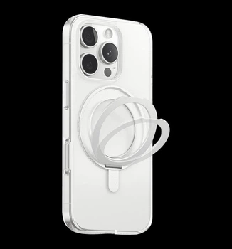Чехол Blueo Premium Gorilla Crystal Case ROTATABLE Stand with MagSafe для Apple iPhone 16 Pro Max Transparent