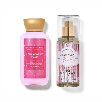 Міні набір Bath & Body Works Champagne Toast спрей для тіла + лосьйон для тіла