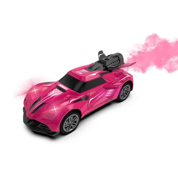 Автомобіль SPRAY CAR на р/к - SPORT (рожевий, 1:24, світло, вихлопна пара)