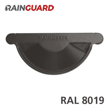 Заглушка ринви Дах-Сервіс RainGuard 125мм RAL 8019