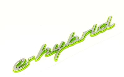 Надпись Porsche E-Hybrid Эмблемы наклейки Porsche