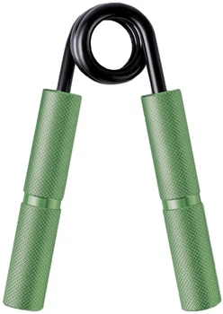 Кистьовий пружинний еспандер-тренажер EasyFit Hand Grip PRO 91 кг (200 lb) EF-1902-200 Зелений (56003579)