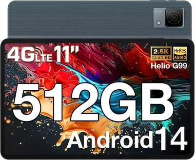 Планшет 11" 2.5K Doogee T40 8+12/512Gb LTE 8 ядер Android 14 8580 mAh - Уцінка