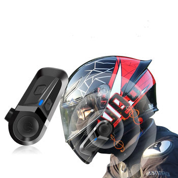 Мото гарнитура Bluetooth 5.3, с микрофоном, водонепроницаемая, IP67