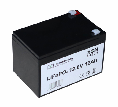 Акумулятор LiFePO4 XON PowerBattery 12.8V 12Ah (XBLFPW12012B 3107)