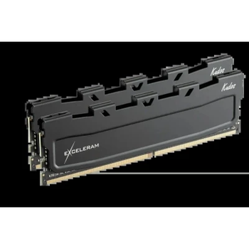 Модуль памяти для компьютера DDR5 32GB (2x16GB) 6400 MHz Black Kudos eXceleram (EK50320643238CD)