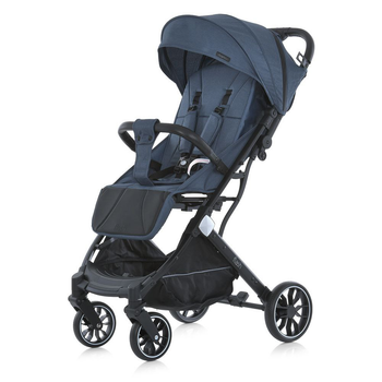 Детская коляска прогулочная синяя Bambi M 5727 FLASH Blue, коляска-книга