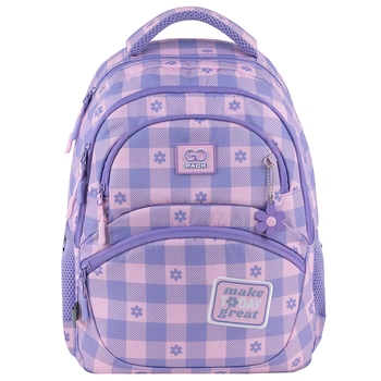 Рюкзак школьный GoPack Education Make Today Great GO25-175M-4 39x29.5x12 сиреневый