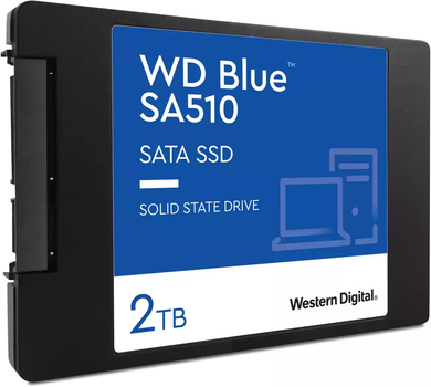Твердотільний диск 2.5" 2TB Western Digital WD Blue SA510 (SATA 6Gb/s, 560/520MB/s) (WDS200T3B0A)