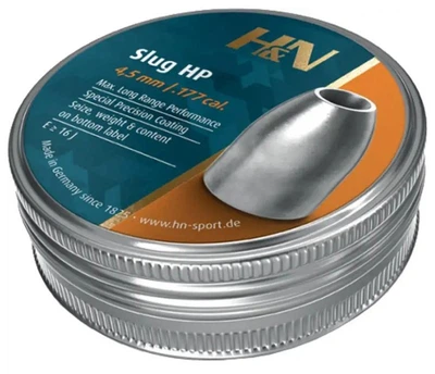 Пули H&N Slug HP 4.50мм, 0.84г, 350шт (13gr)