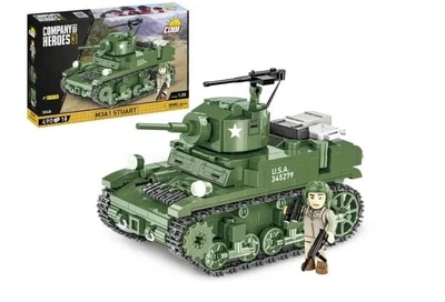 Конструктор детский танк 1:35 M3A1 STUART COBI 3048