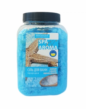 Соль для ванн природная Bioton Cosmetics Spa Aroma с экстрактом ламинарии и комплексом морских минералов, 750 (129473)