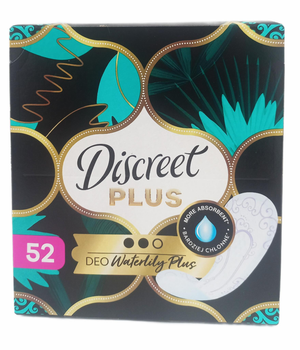 Щоденні прокладки Discreet DEO "Водяна лілія" Plus 52 шт (129306)
