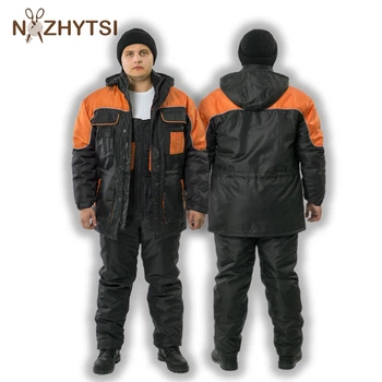 Костюм рабочий зимний NOZHYTSI 48-50/158-164 чорно-помаранчевий