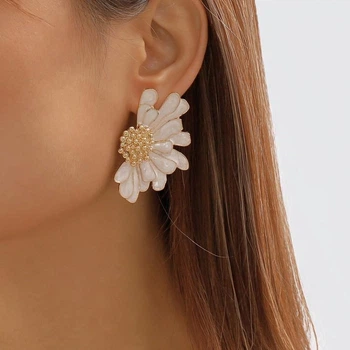 Сережки "Golden Petal"