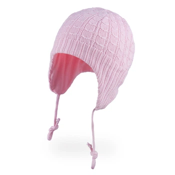 Дитяча шапка демісезонна для дівчинки tutu 05669 34-38 Рожева