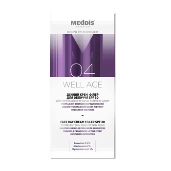 Дневной крем-филлер для лица SPF 30 Well Age Meddis 50 мл 4820229611117