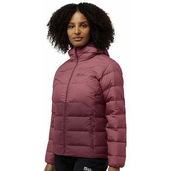 Куртка прошита пухова ATHER DOWN HOODY W Jack Wolfskin A60330_J0128 38 Рожевий (4064886341301)